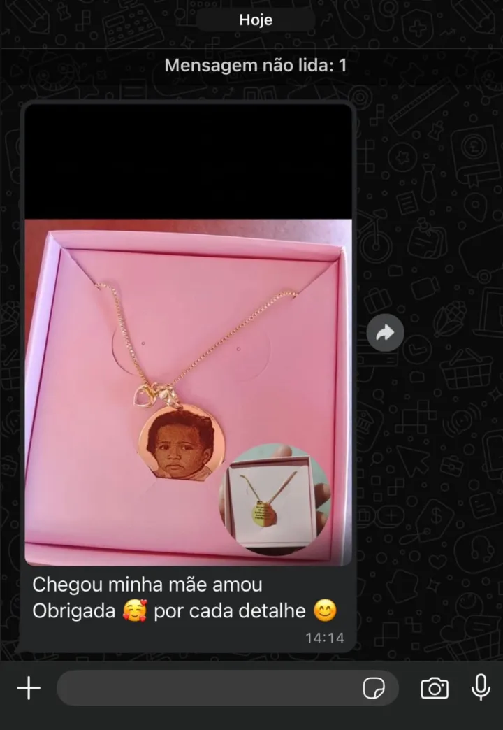 Mensagem de cliente 1