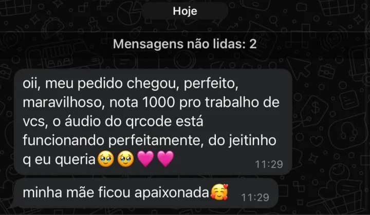 Mensagem de cliente 6