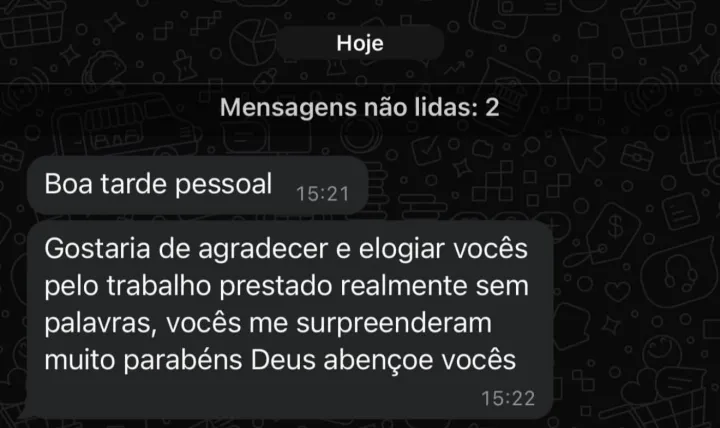 Mensagem de cliente 7