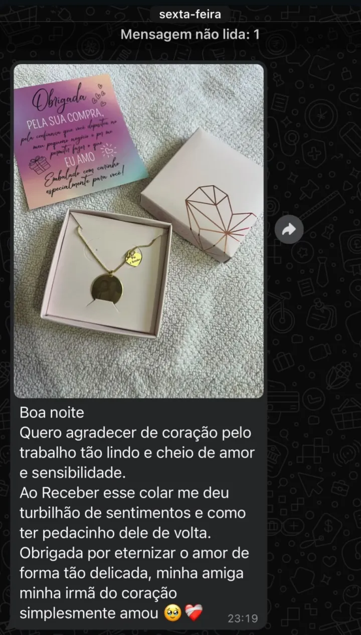 Mensagem de cliente 8